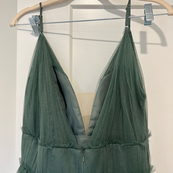 Revelry Alma Tulle Dress in Rosemary size 12 - Picture 4 of 9